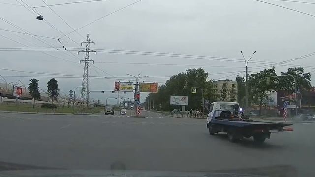 Эвакуатор и Daewoo Nexia. Митрофановское шоссе. смотреть онлайн