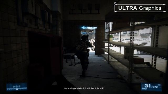 Battlefield 3 PC - Comparison ULTRA VS LOW Graphics смотреть онлайн