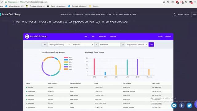 [ICO] [BOUNTY] LocalCoinSwap - Биржа для торговли криптовалютами на Blockchain смотреть онлайн