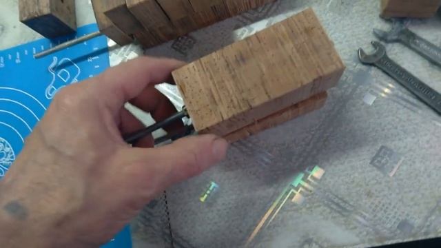 Проставки для рукояти ножа из бересты. смотреть онлайн