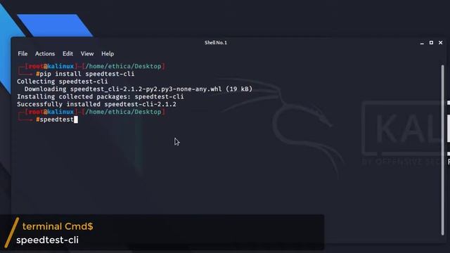 Check Internet Speed using Kali Linux | Speedtest in Kali Linux | Ethica смотреть онлайн