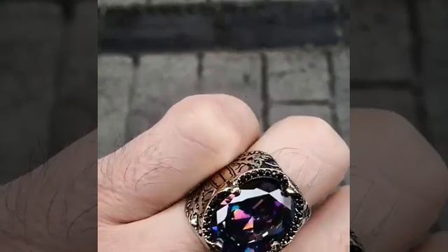 Перстень с вратами в храм Камень мистический топаз ручной работы смотреть онлайн