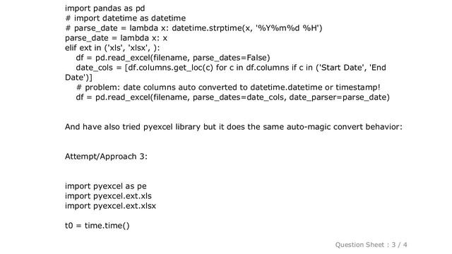 Pandas : Leave dates as strings using read_excel function from pandas in python смотреть онлайн