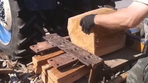 Самодельный дровокол