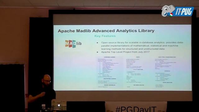 PGDay.IT 2018 - Greenplum Database: Evolving advances analytics on postgres - Ivan Novick смотреть онлайн