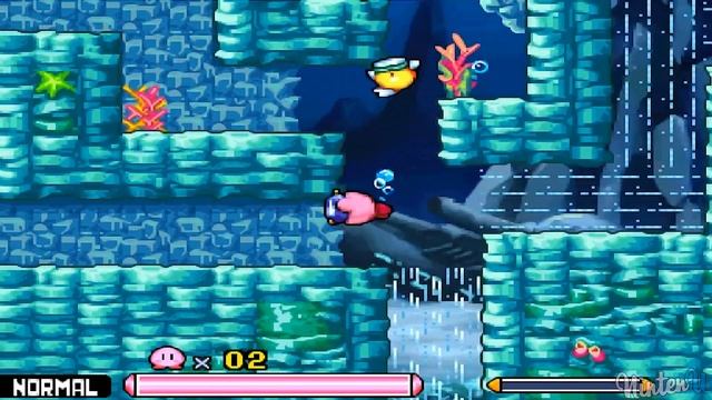 Kirby Squeak Squad - 100% Walkthrough - Secret Sea смотреть онлайн
