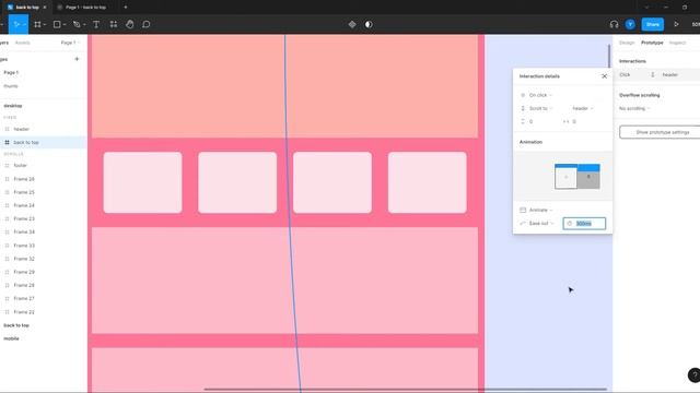 Figma short tutorial: Back to Top interaction смотреть онлайн