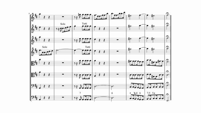 Vivaldi - Concerto No.10 in B minor for 4 violins - L'Estro Armonico Op.3 (with Score) смотреть онлайн