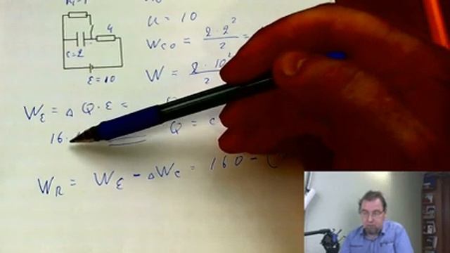 Задачи с конденсатором. Часть 2.. смотреть онлайн
