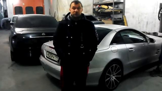 Отзыв 41 Кузовной ремонт и покраска Mercedes SL500 смотреть онлайн