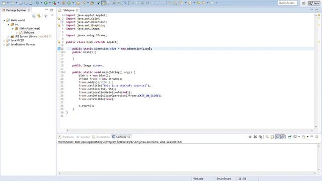 Java Tutorial from hello world to drawing and image and text смотреть онлайн