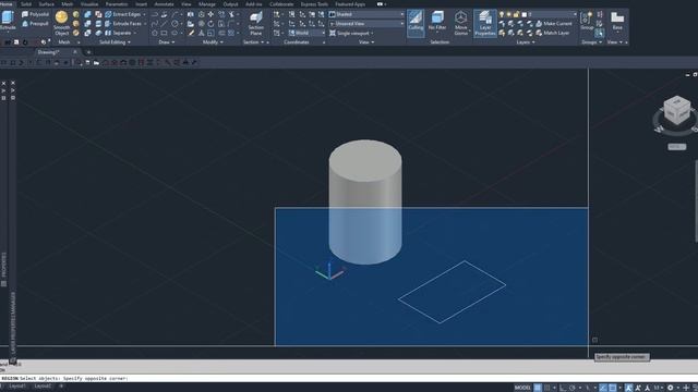 Change 3d mode to 2d Wireframe Visual View смотреть онлайн