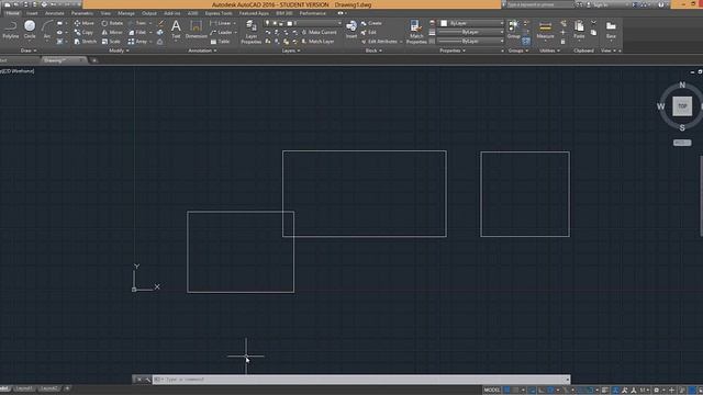 1.2 AutoCAD 2016 Entering Commands смотреть онлайн