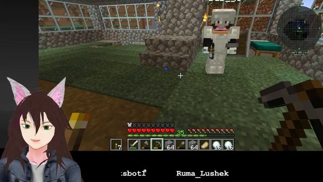 Катаем кубы у Vhoney [RuVtuber Minecraft] смотреть онлайн
