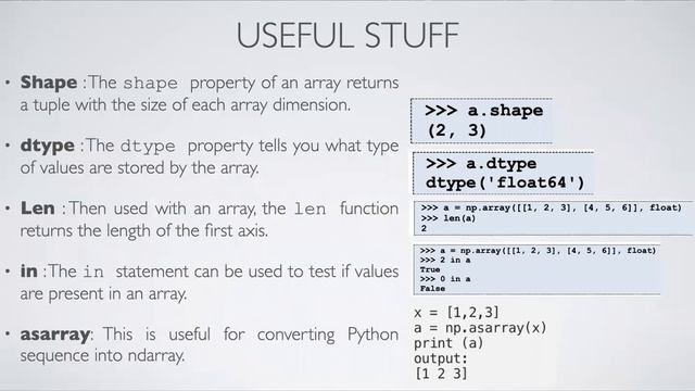Python & Artificial Intelligence: Introduction To Numpy смотреть онлайн
