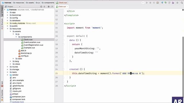 Tranvas: 20 Vue.js Clock component смотреть онлайн