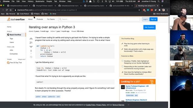 W1D4: Linear Search Review (1 of 4) смотреть онлайн
