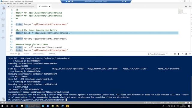 Docker Demo - How to merge image layers using --squash смотреть онлайн