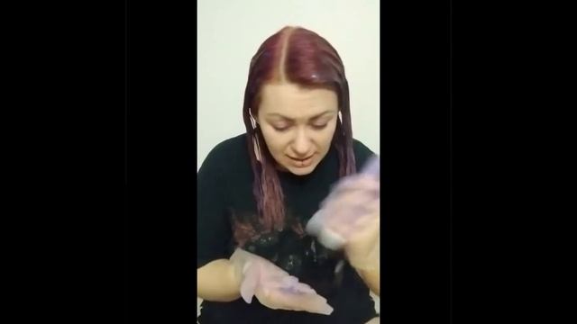 Colorista Semi Permanent Wash Out Purple On Dark Hair