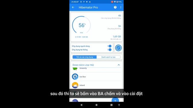 Ứng dụng đóng băng app hệ thống android boost fps cực mượt!! смотреть онлайн