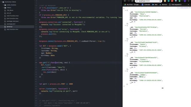 Bits of Good Bootcamp: Mongoose "sort" function смотреть онлайн