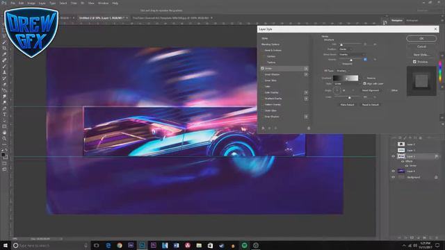 Creating A 80's Retro Style Twitter Header/YouTube Banner w/ Music смотреть онлайн