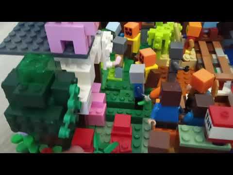 Massive Lego Minecraft project review. Don't judge strictly, please. It's my first video with voice. смотреть онлайн