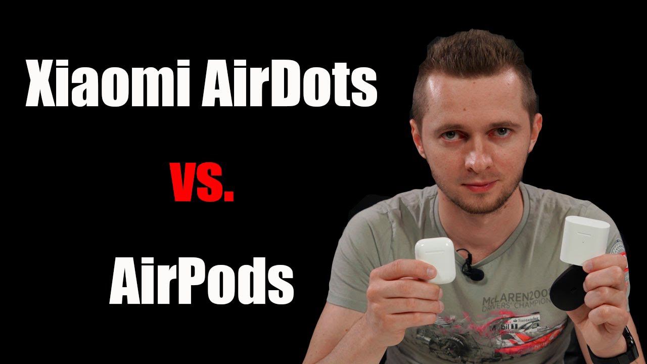 Xiaomi AirDots или Apple AirPods? Сравнение и опыт использования. Наушники Сяоми против Эппл. смотреть онлайн