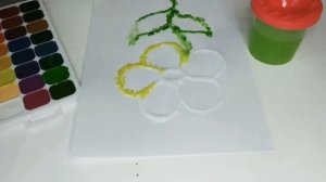 РИСУЕМ СОЛЬЮ И АКВАРЕЛЬЮ??️