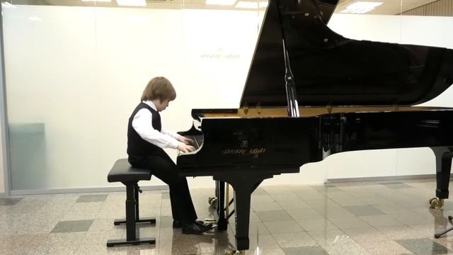 Moszkowski Volodos Etude F dur, Maxim Tereshchenko 10 y.o.,Мошковский - Володось Этюд фа мажор смотреть онлайн