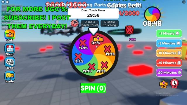 How To Get Red Super Star Crown in Don't Touch (ROBLOX FREE LIMITED UGC ITEMS) смотреть онлайн