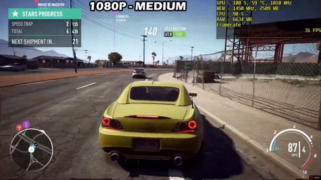 Need For Speed Payback | X4 860K + R9 380 | 1080P - MEDIUM смотреть онлайн