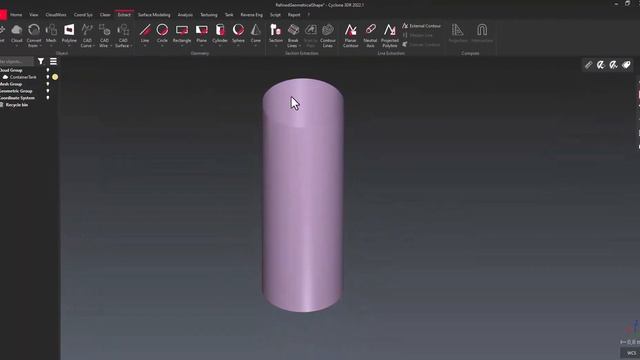 Leica Cyclone 3DR 2022.1 - Meshing a point cloud from a geometrical shape смотреть онлайн