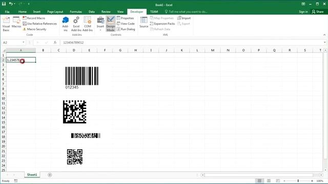 How to create Barcode in Excel 2016 смотреть онлайн