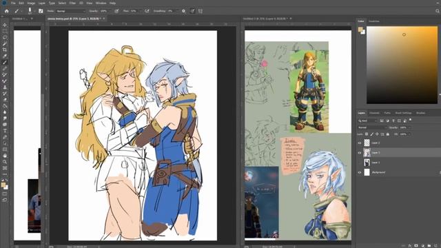 linksona speedpaint смотреть онлайн