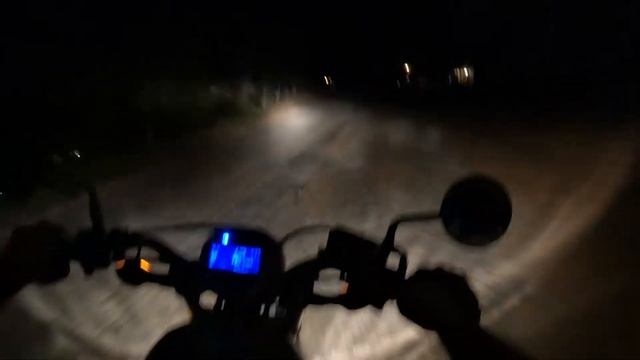 My first time riding my HONDA REBEL 300 at night смотреть онлайн