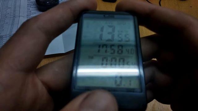 Велокомпьютер с большим экраном Sunding SD-576C смотреть онлайн