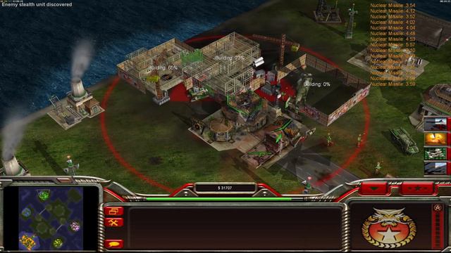Command Conquer Generals Zero Hour - China Nuke vs 5x HARD China Infantry The Bay Of Pigs смотреть онлайн
