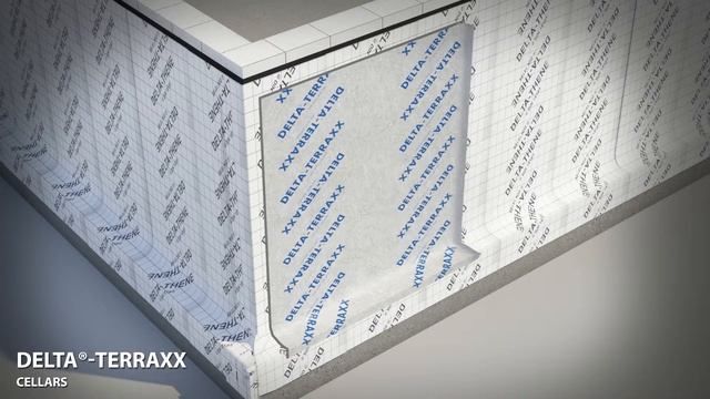 Система гидроизоляции подвалов с DELTA-THENE + DELTA-TERRAXX смотреть онлайн