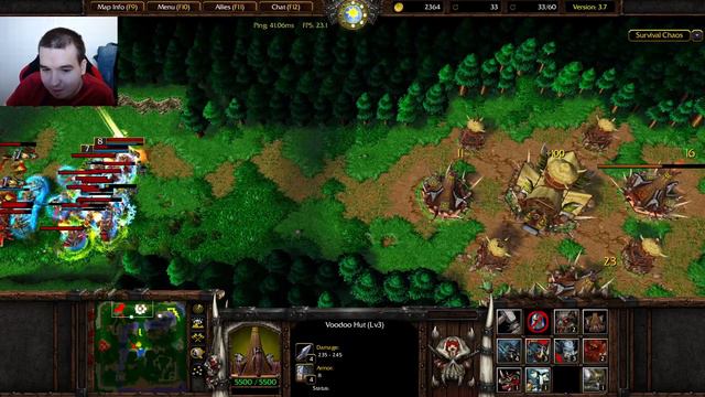 Warcraft 3: Reforged CZ/SK | #781 | Survival Chaos 3.7 - Elf mě chce hodně zničit смотреть онлайн