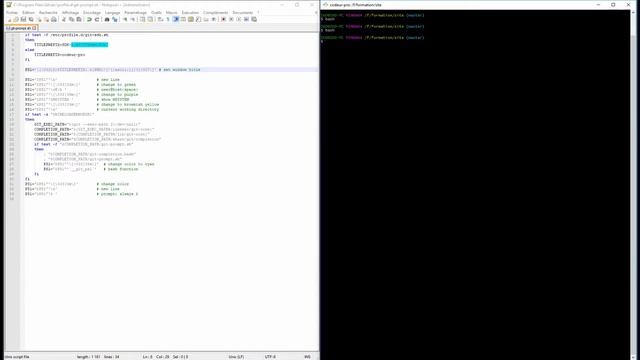 TUTO Git: Personnaliser le prompt de git bash смотреть онлайн