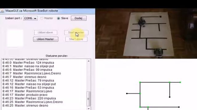 Boe Bot maze navigation with jAVA GUI & QTI sensors смотреть онлайн