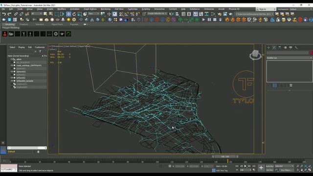 Simulating car lights at night with timelapse in 3ds Max, TyFlow, Nvidia Omniverse Create - Tutoria смотреть онлайн