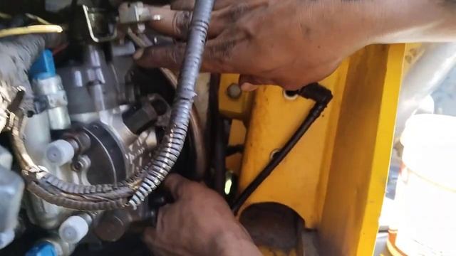 JCB 3DX Diesel Pump Khol Fitting Timing Ke Sat JCB Engine смотреть онлайн