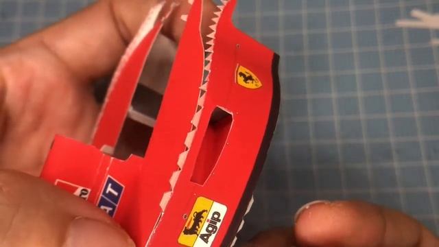 ペーパークラフト Ferrari 641/2 を作る！ #18 смотреть онлайн
