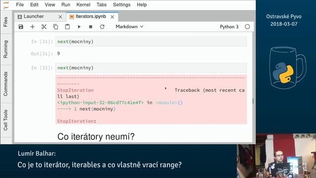 Lumír Balhar – Co je to iterátor, iterables a co vlastně vrací range? смотреть онлайн