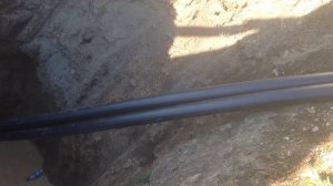 ГНБ протяжка 2х труб 110мм