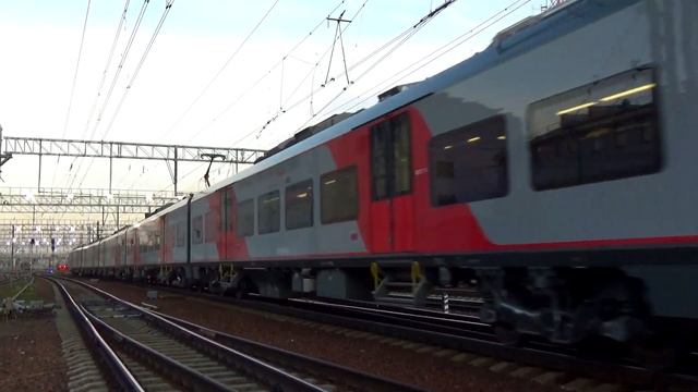 Скоростной электропоезд ЭС1П-024 "Ласточка-Премиум" №731 "Нижний Новгород - Москва Восточный вокзал смотреть онлайн
