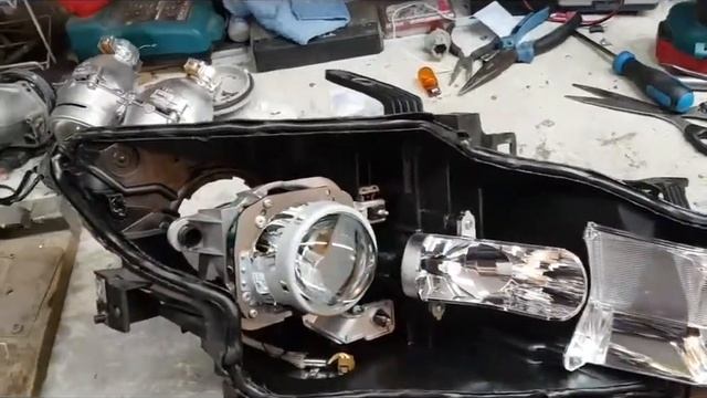 Nissan Murano. Лечим плохой штатный свет. смотреть онлайн