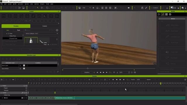 Some Quick Edit Tips for Motion Clip Files in Iclone 8 Animation смотреть онлайн